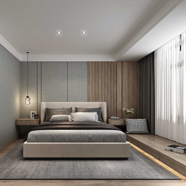 臥室燈光不好，小心刺眼